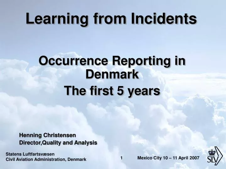 learning from incidents