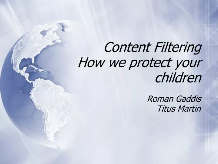 content filtering how we protect your children