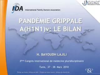PANDÉMIE GRIPPALE A(H1N1)v: LE BILAN