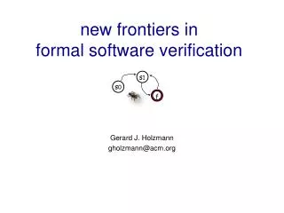 new frontiers in formal software verification