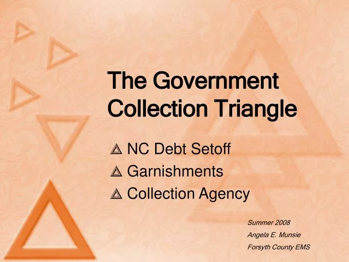 the government collection triangle