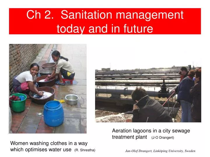 ch 2 sanitation management today and in future