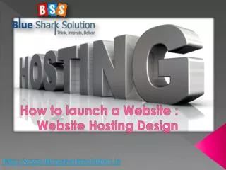 Website design and hosting : How to launch a Website?