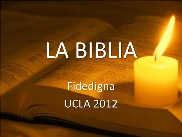 la biblia