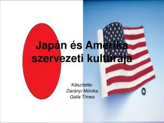 Japán és Amerika szervezeti kultúrája