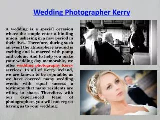 Wedding Photographer Cork