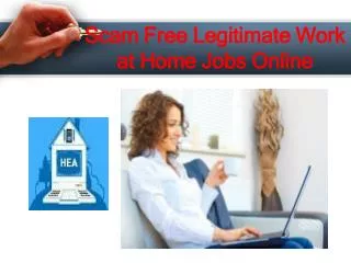 Scam Free Legitimate Work at Home Jobs Online