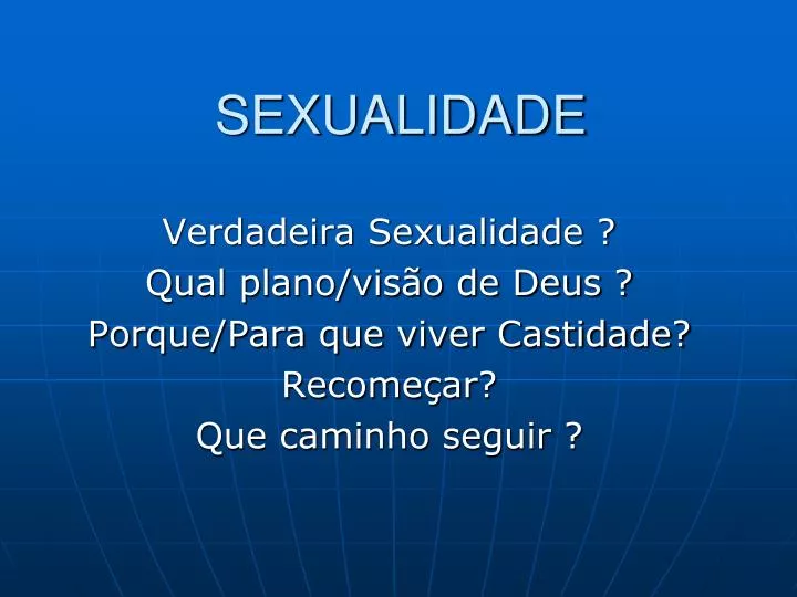 sexualidade