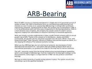 ARB-Bearings-Limited