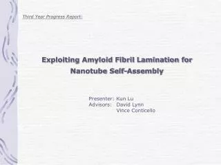 Exploiting Amyloid Fibril Lamination for Nanotube Self-Assembly