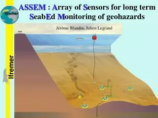 ASSEM : A rray of S ensors for long term S eab E d M onitoring of geohazards
