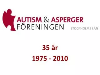 35 år 1975 - 2010