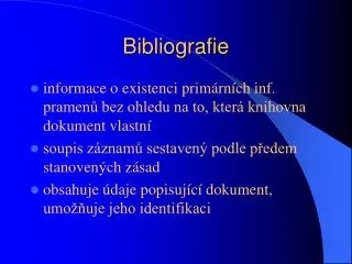 Bibliografie
