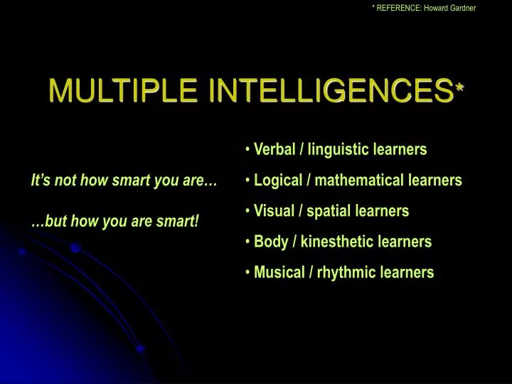multiple intelligences