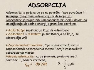 ADSORPCIJA