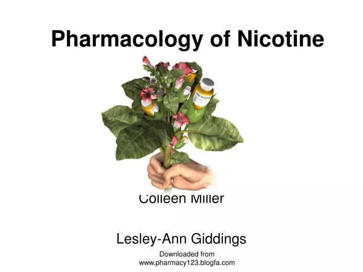 pharmacology of nicotine