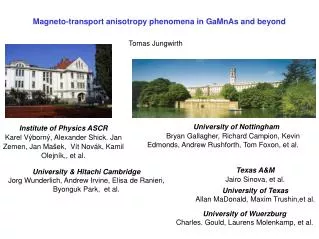 Magneto-transport anisotropy phenomena in GaMnAs and beyond