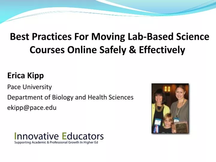 best practices for moving lab based science courses online safely effectively