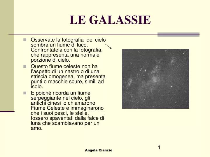 le galassie