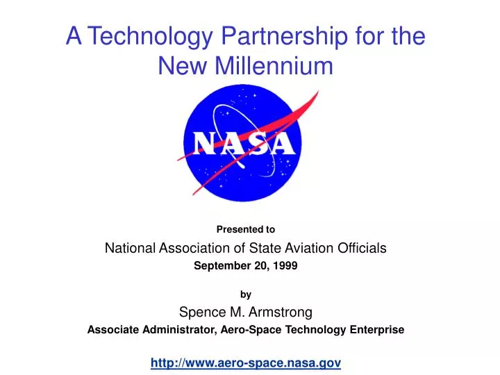 a technology partnership for the new millennium
