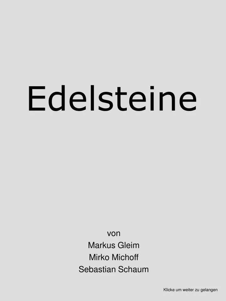 edelsteine