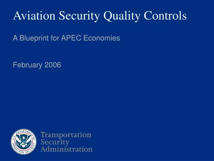 aviation security quality controls
