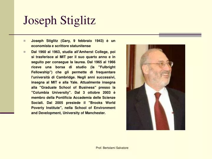 joseph stiglitz