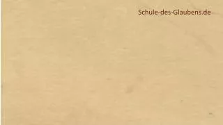 schule des glaubens de