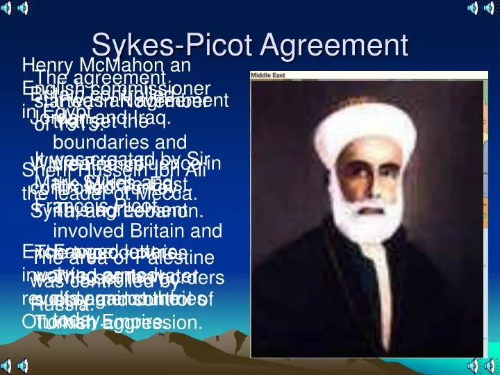 sykes picot agreement