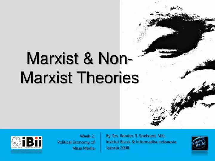 marxist non marxist theories