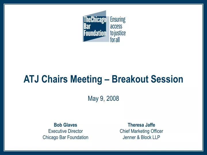 atj chairs meeting breakout session