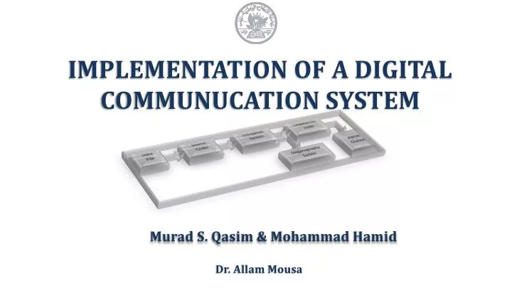 implementation of a digital communucation system