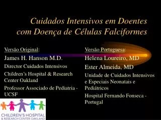 cuidados intensivos em doentes com doen a de c lulas falciformes