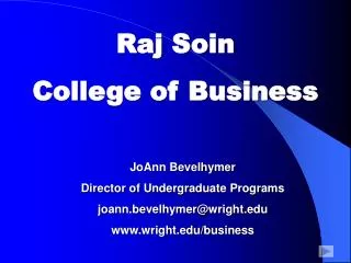 Raj Soin College of Business