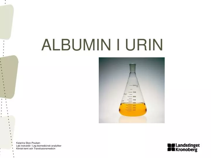 albumin i urin