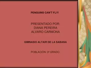 penguins can t fly