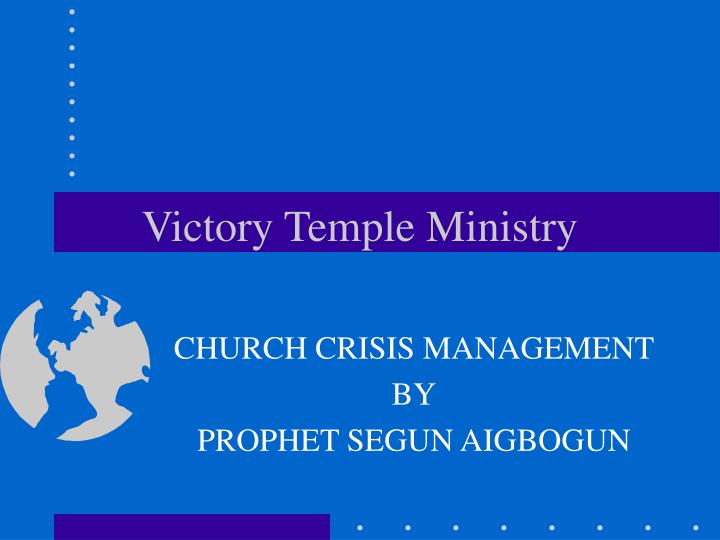 victory temple ministry