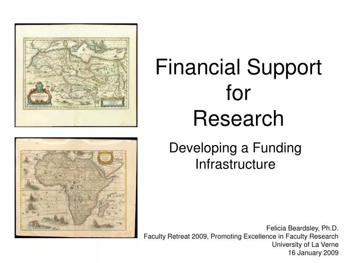 financial support for research