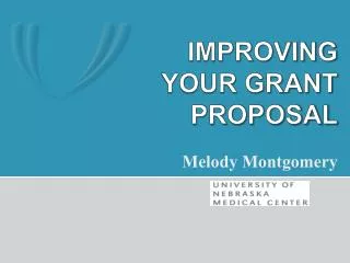 Improving your grant proposal