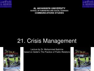 21. Crisis Management