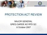 PROTECTION ACT REVIEW - slide 1