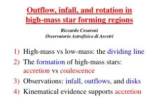 Outflow, infall, and rotation in high-mass star forming regions