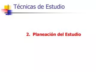 t cnicas de estudio