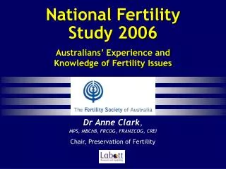 National Fertility Study 2006
