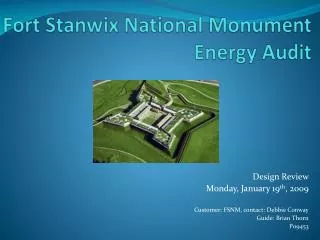 Fort Stanwix National Monument Energy Audit