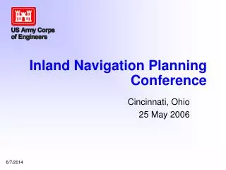 Inland Navigation Planning Conference