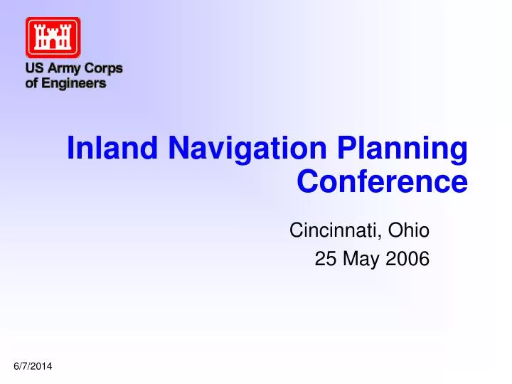 inland navigation planning conference