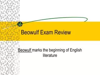 Beowulf Exam Review