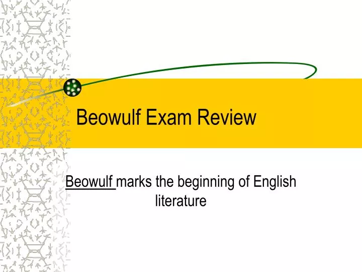 beowulf exam review