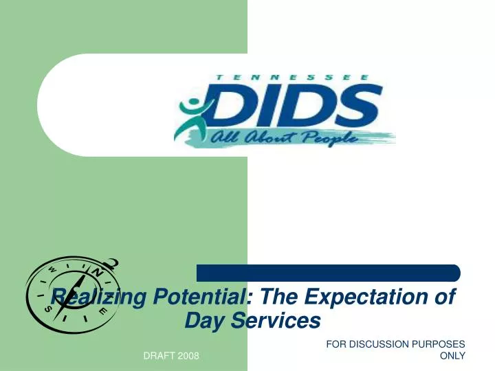 realizing potential the expectation of day services